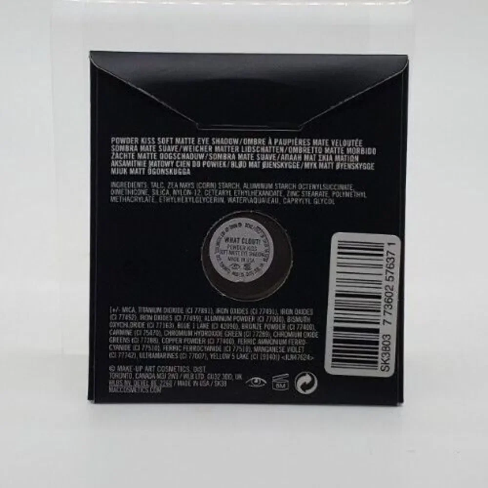 MAC WHAT CLOUT!  Eye Shadow~ Cognac Powder Kiss Matte `Pro Palette Pan Refill